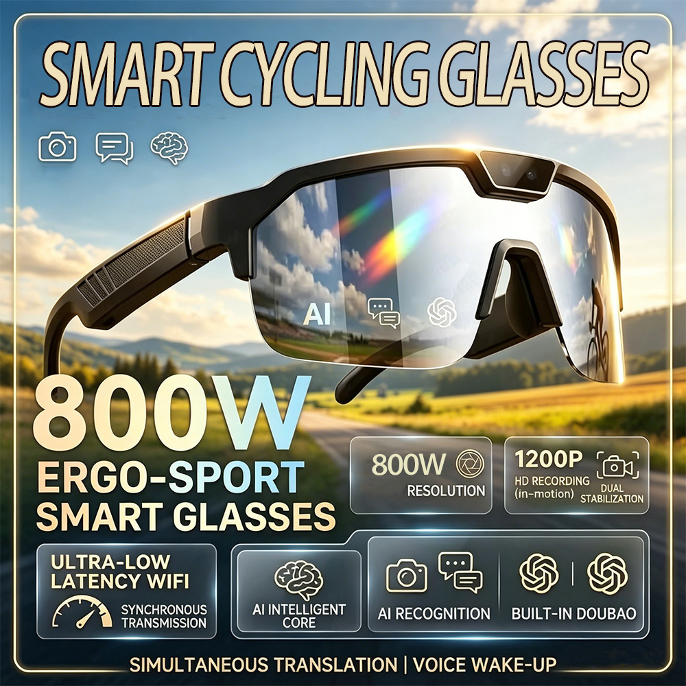 Photography Japanese - 2026 Cycling Glasses with 800W HD