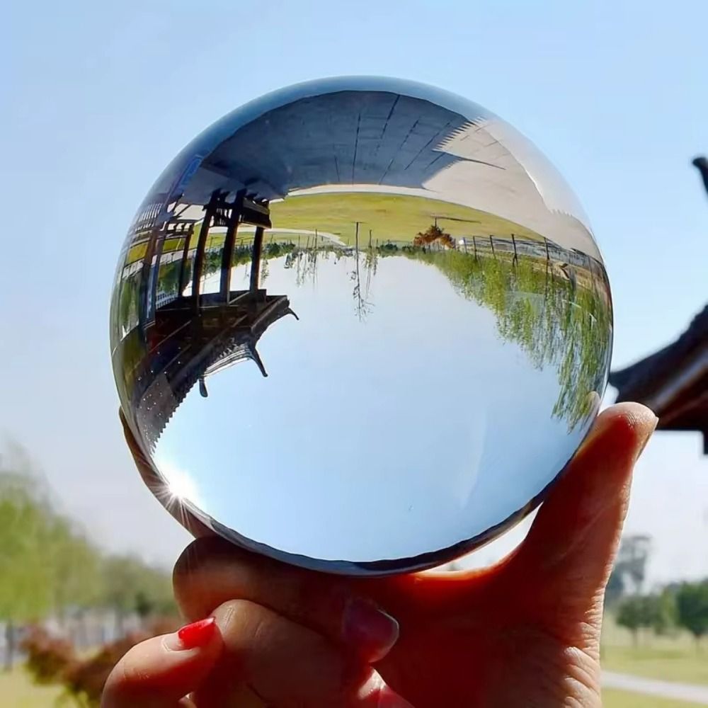 Lens Ball Crystal - Round Crystal Glass Ball Ultra Clear