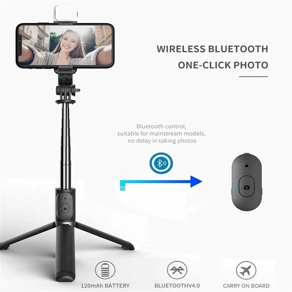 Photography Basics - Selfie Stick Tripod Stand with Wireless