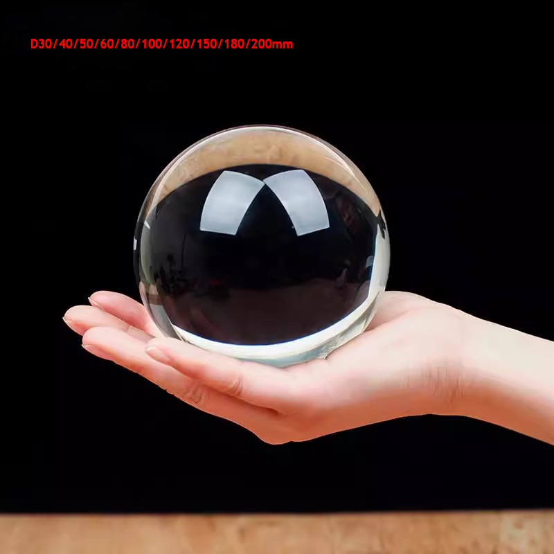 Lens Ball Crystal - K9 transparent lens ball crystal glass