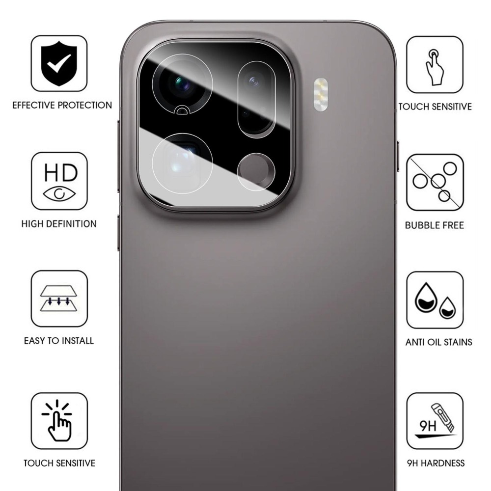 1-3PCS Tempered Glass Lens Cov - Photography Kit Oppo Find X9 Pro review and price