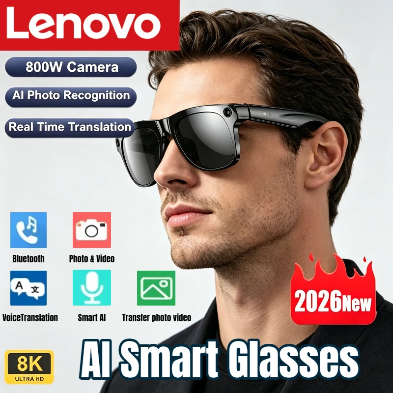 Lenovo AI Smart Glasses 8K HD  - Photography Japanese review and price